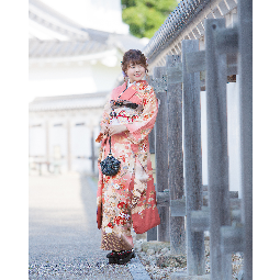 成人式 振袖 岡崎城ロケ