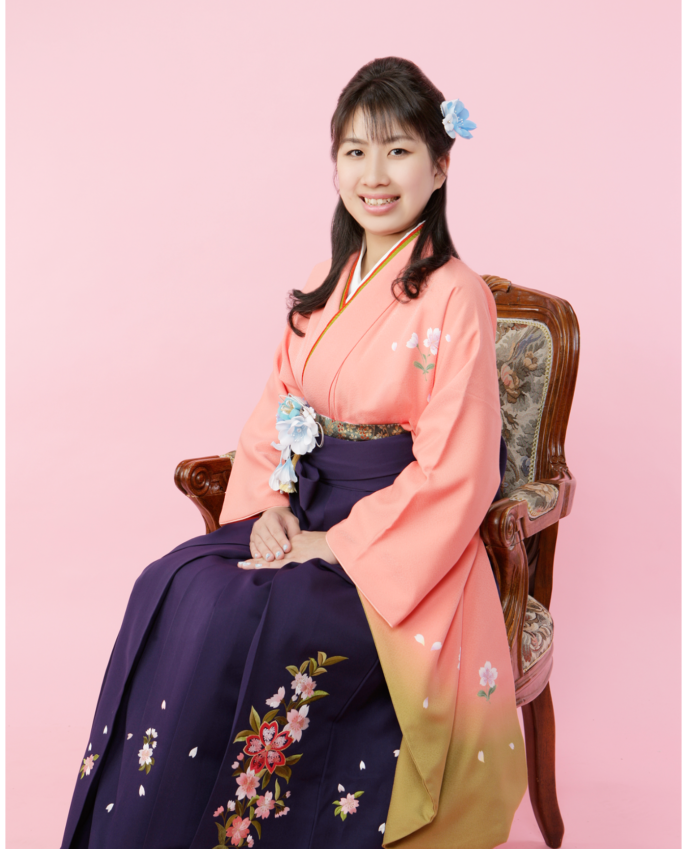 婚礼色打掛二人